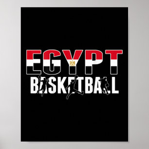 Egypten Basketball Fläkt Jersey Proud Egyptian Spo Poster