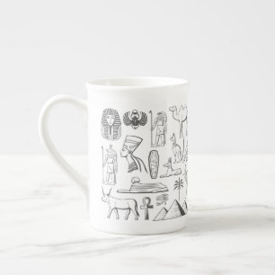 egypten benporslin mugg
