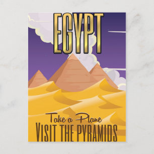 Egypten - Besök Pyramids semesterposter Vykort
