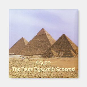 EGYPTEN: Det första Pyramidschemat fungerar Magnet