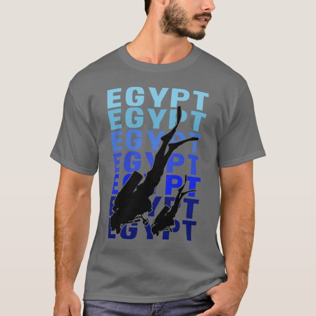Egypten Diving T-Shirt (Framsida)