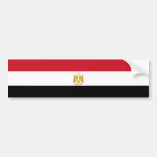 Egypten/egyptisk flagga bildekal
