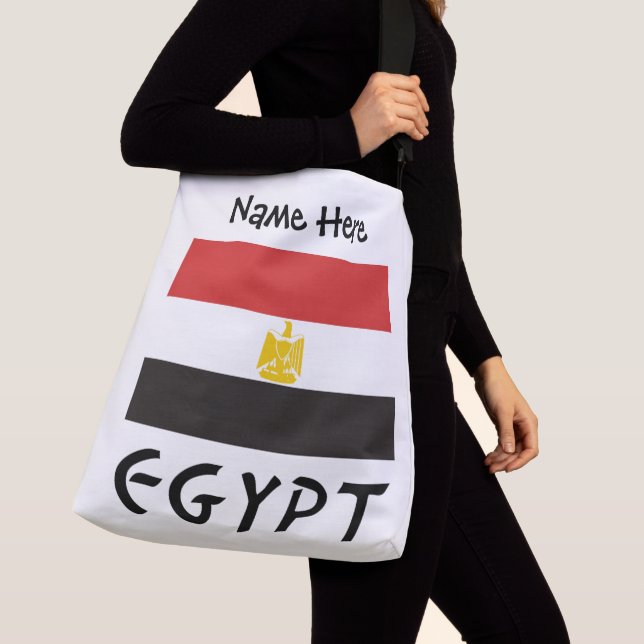 Egypten Egyptisk Flagga Personlig Axelväska (Närbild)