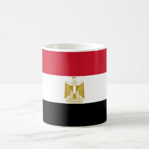 Egypten (egyptiska) Flagga Kaffemugg