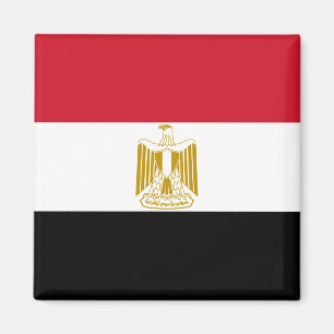 Egypten (egyptiskt) Flagga Magnet