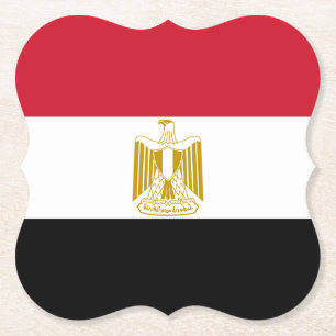 Egypten (egyptiskt) Flagga Underlägg Papper