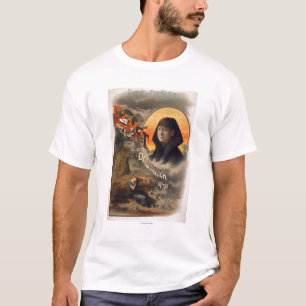Egypten- eller a-dotter av den Nile scenisken T-shirt