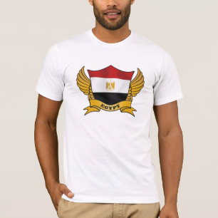 Egypten Flagga Emblem Tee