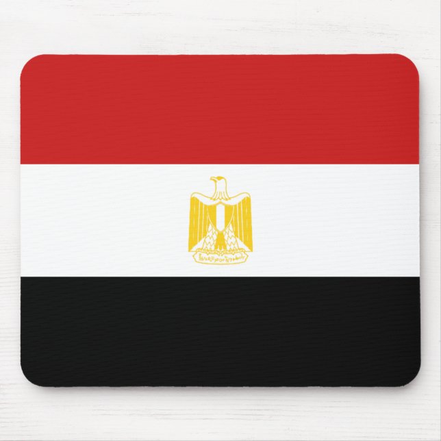 Egypten Flagga Mousepad Musmatta (Framsidan)