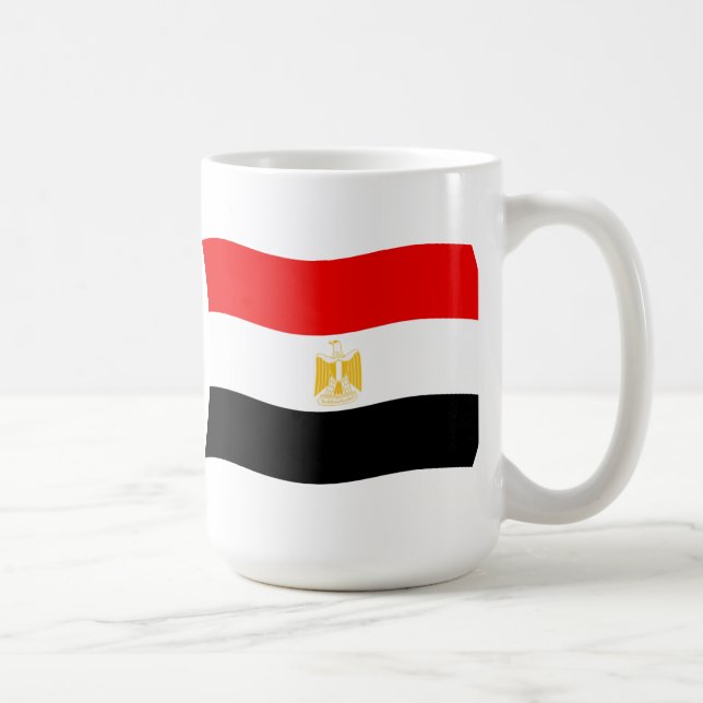 Egypten Flagga Mugg (Höger)