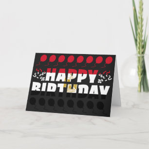 Egypten Flagga Patriotic Birthday Kort