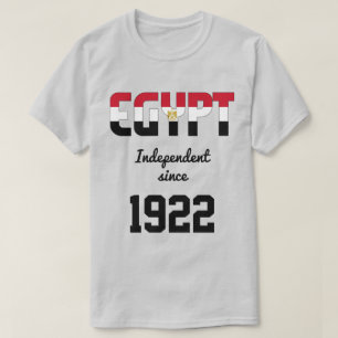 Egypten Flagga Självständighet Firande T-Shirt
