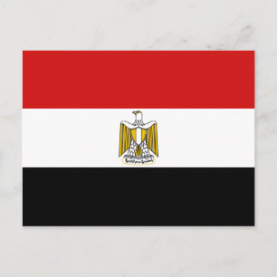 Egypten Flagga vykort