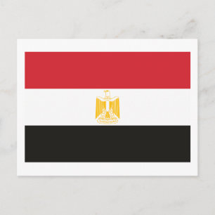 Egypten Flagga vykort