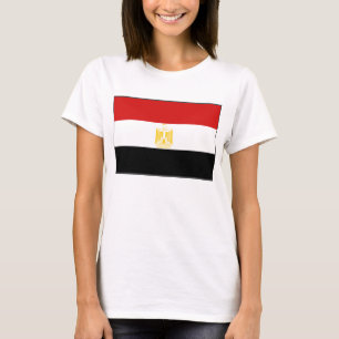 Egypten Flagga x Karta T-Shirt