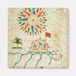 Egypten, floden Nile och Cairo Magnet