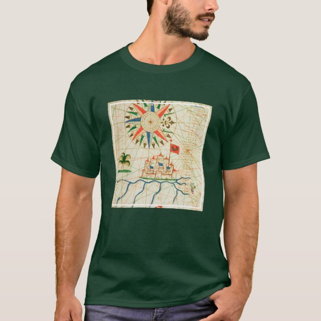Egypten, floden Nile och Cairo T Shirt (Framsida)