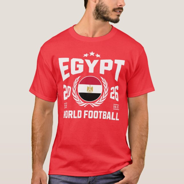 Egypten Fotboll 2026 T Shirt (Framsida)