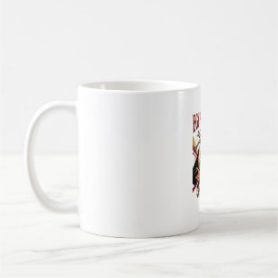 Egypten Fotboll Skelett Anfallare Nationer Premium Kaffemugg