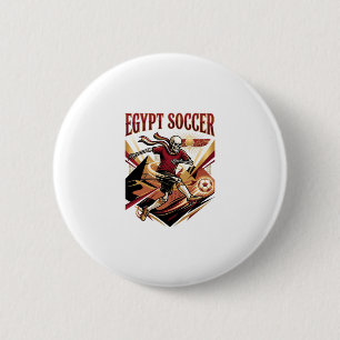 Egypten Fotboll Skelett Anfallare Nationer Premium Knapp
