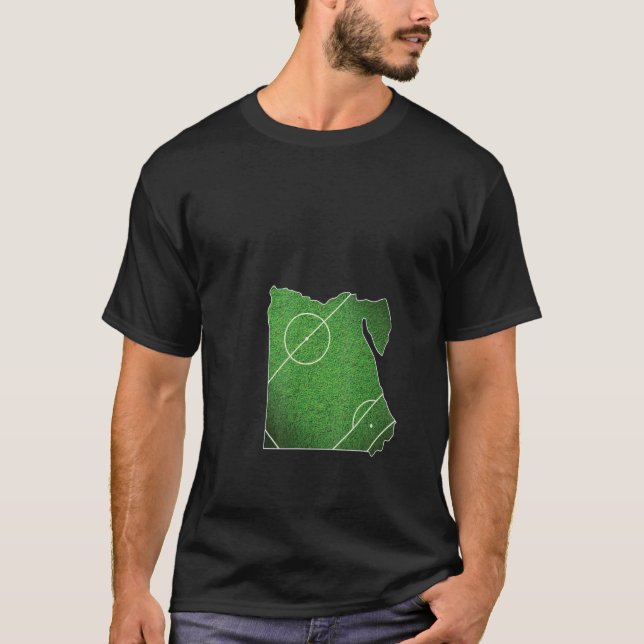 Egypten Fotbollsdomstol T Shirt (Framsida)