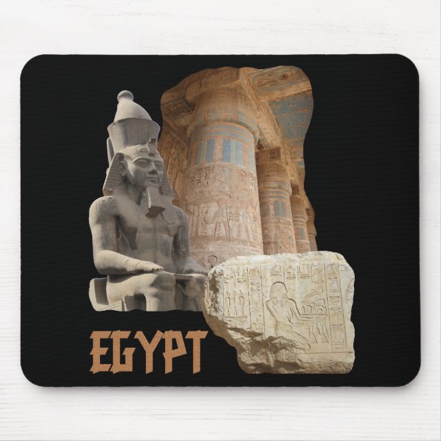 EGYPTEN fotokollage mousserande Musmatta (Framsidan)
