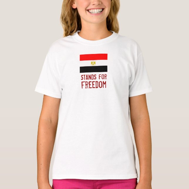 EGYPTEN: Frihetsstreck T Shirt (Framsida)