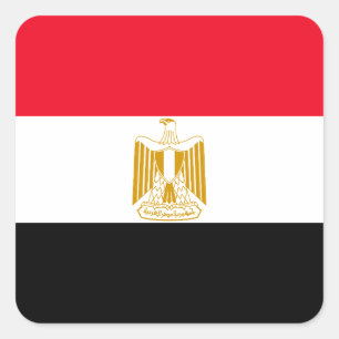 Egypten Fyrkantigt Klistermärke