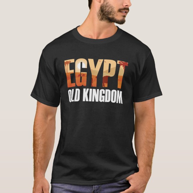 Egypten Gamla Konungariket Egyptiska T Shirt (Framsida)