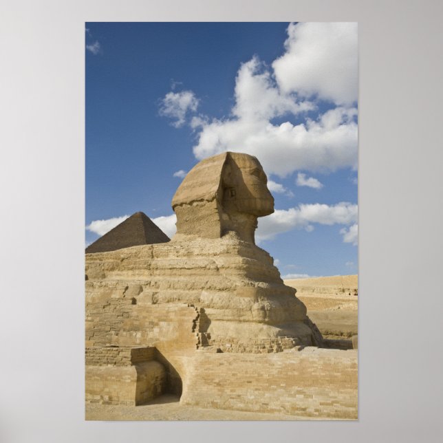 Egypten, Giza. Den underbara sfären stiger över Poster (Framsidan)