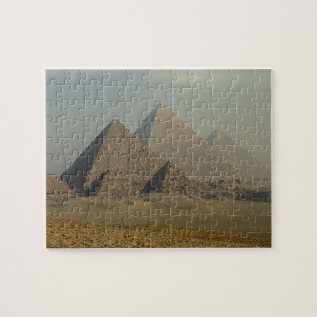 Egypten, Giza, Giza Pyramider Komplex, Giza platå Pussel (Horisontell)