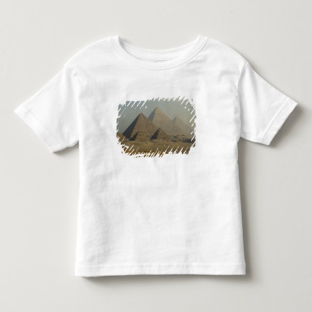 Egypten, Giza, Giza Pyramiderna Komplex, Giza plat Tee Shirt (Framsida)