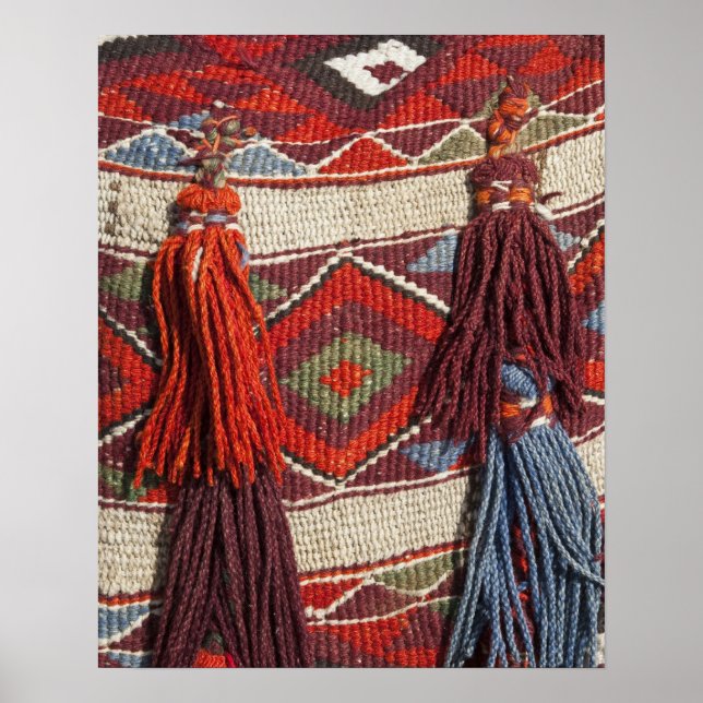 Egypten, Giza. Kamelfilt i Pyramids Poster (Framsidan)