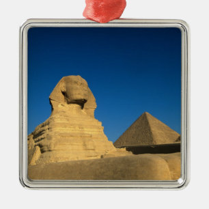Egypten, Giza, Sfingen, Gammaldömet, Unesco Julgransprydnad Metall
