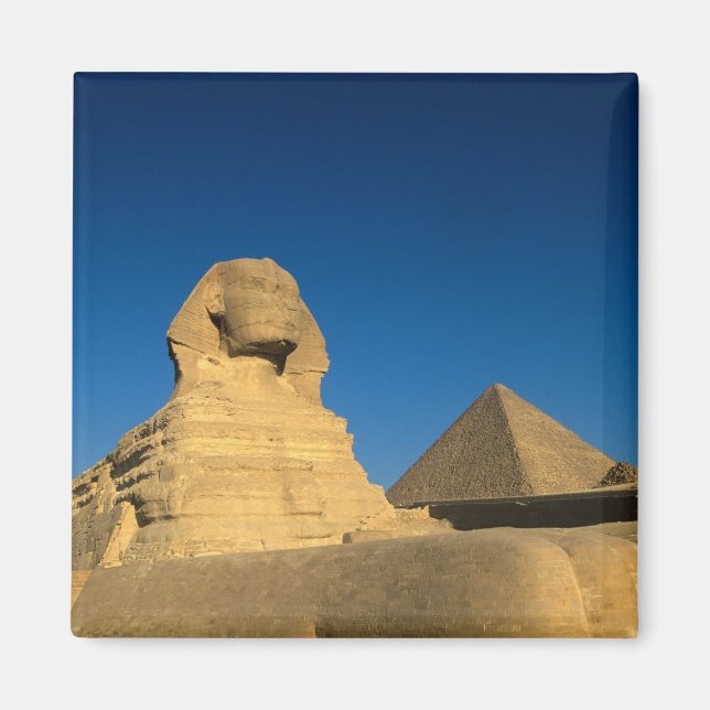 Egypten, Giza, Sfingen, Gammaldynastin, Unesco Magnet (Framsidan)