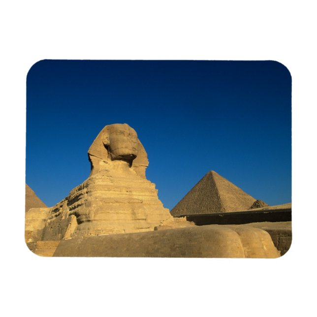 Egypten, Giza, Sphinx, gamla kungariket, Unesco Magnet (Horisontell)