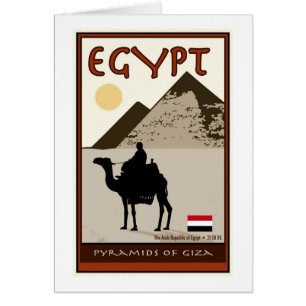 Egypten Hälsningskort