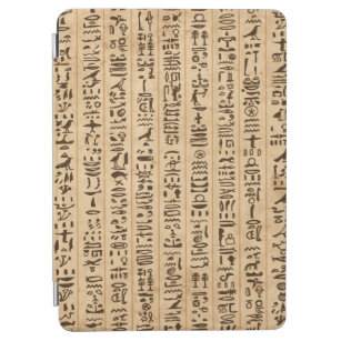 Egypten-hieroglyfer, grunge, sömlös mönster iPad air skydd