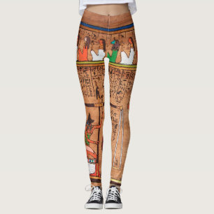 Egypten-Hieroglyfer Kvinnors bensin Leggings