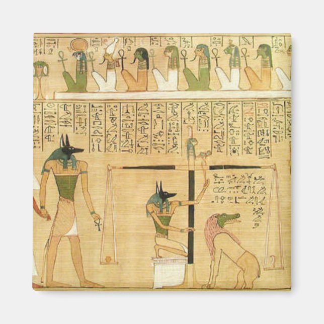 Egypten-hieroglyfer, magnet (Framsidan)