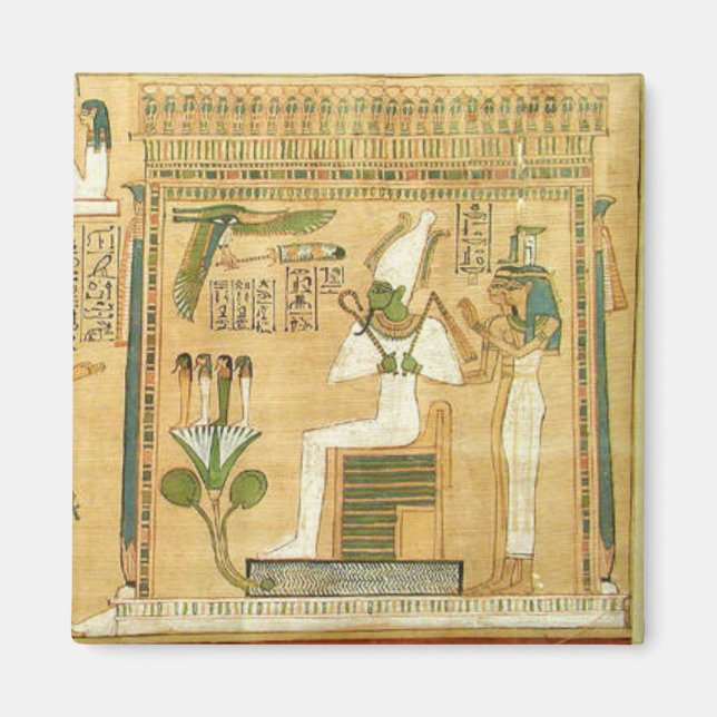 Egypten-hieroglyfer, magnet (Framsidan)