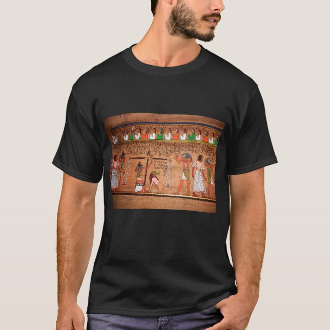 Egypten-hieroglyfer T Shirt (Framsida)