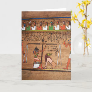 Egypten-Hieroglyfer Vykort