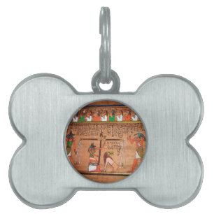 Egypten-Hieroglyph Pet ID-tagg ID-bricka Husdjur