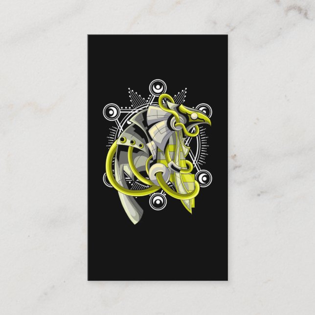 Egypten Horus Helig Geometry Ancient Egyptian Visitkort (Framsida)