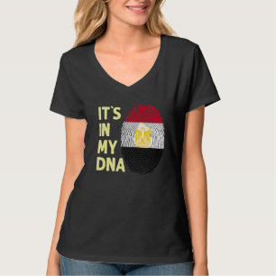 Egypten i Egypten 1 i mitt DNA-egyptiska Flagga T Shirt