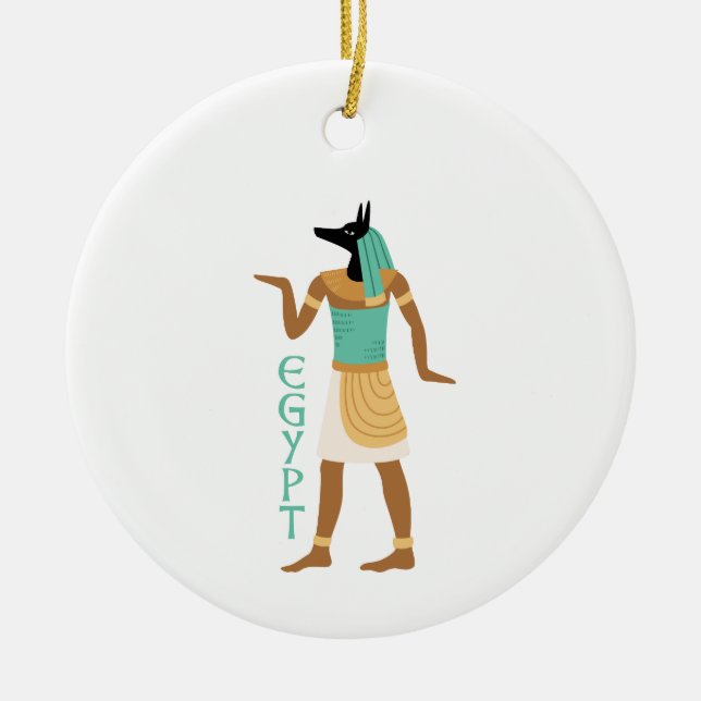 Egypten Julgransprydnad Keramik (Framsidan)