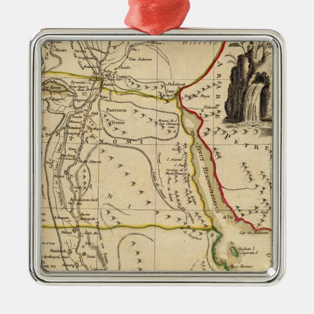 Egypten Julgransprydnad Metall (Framsidan)