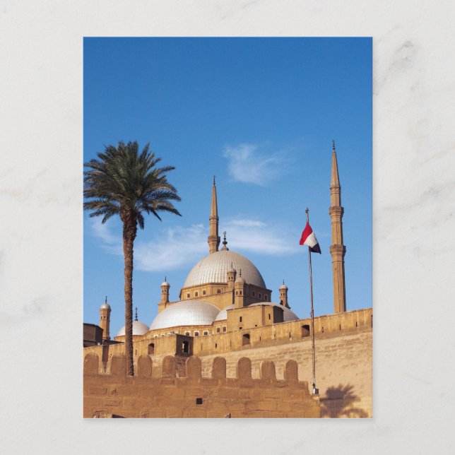 Egypten, Kairo, Citadel, Muhammad Ali-moskén Vykort (Framsida)