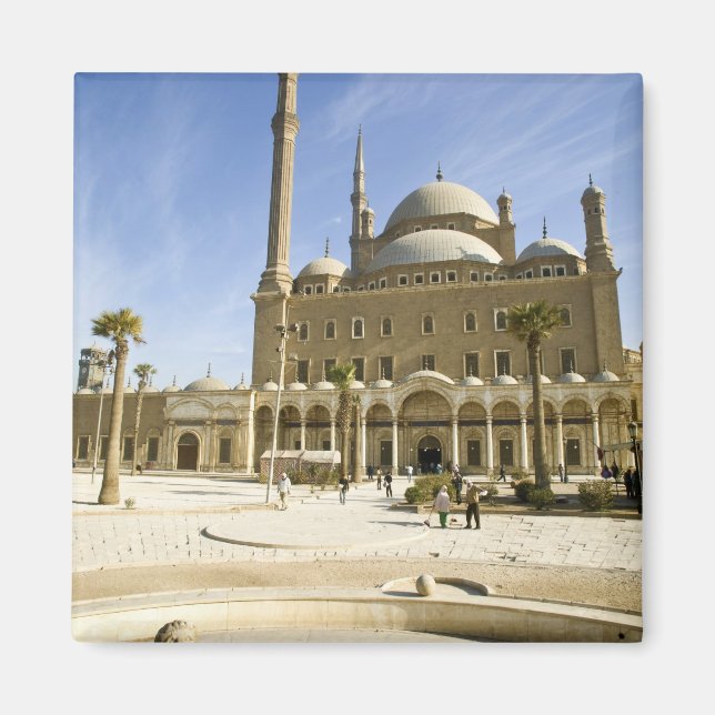 Egypten, Kairo. Den imponerande Mohammed Ali-moské Magnet (Framsidan)